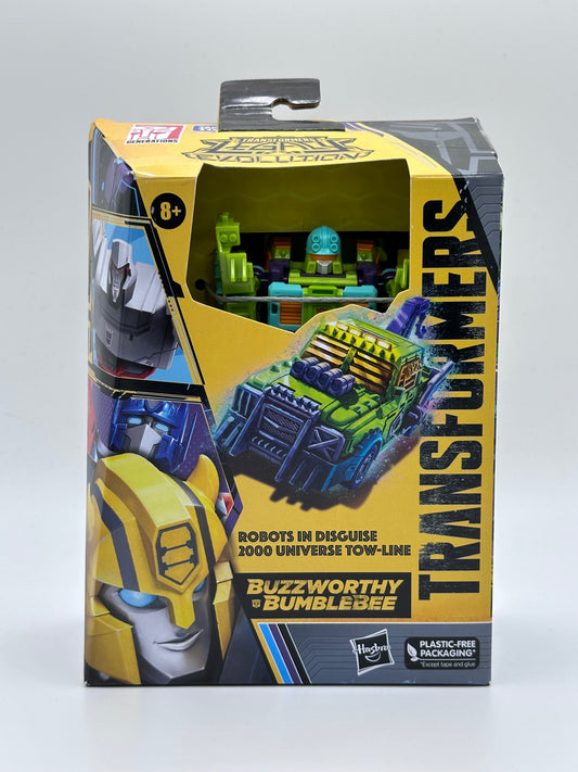 Transformers Buzzworthy Bumblebee Robots In Disguise 2000 Universe Tow-Line