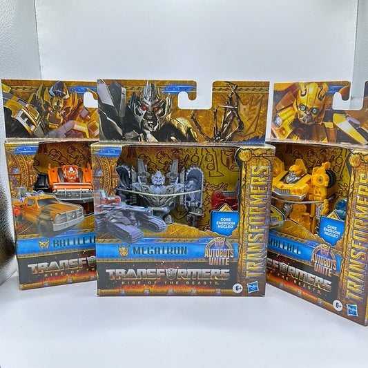 Transformers Rise Of The Beasts Autobots Unite Megatron Bumblebee and Battletrap
